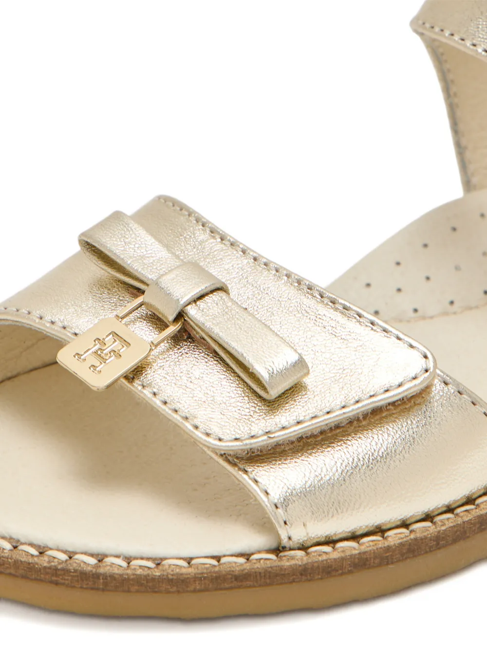 Tommy Hilfiger Junior bow-detail sandals Goud