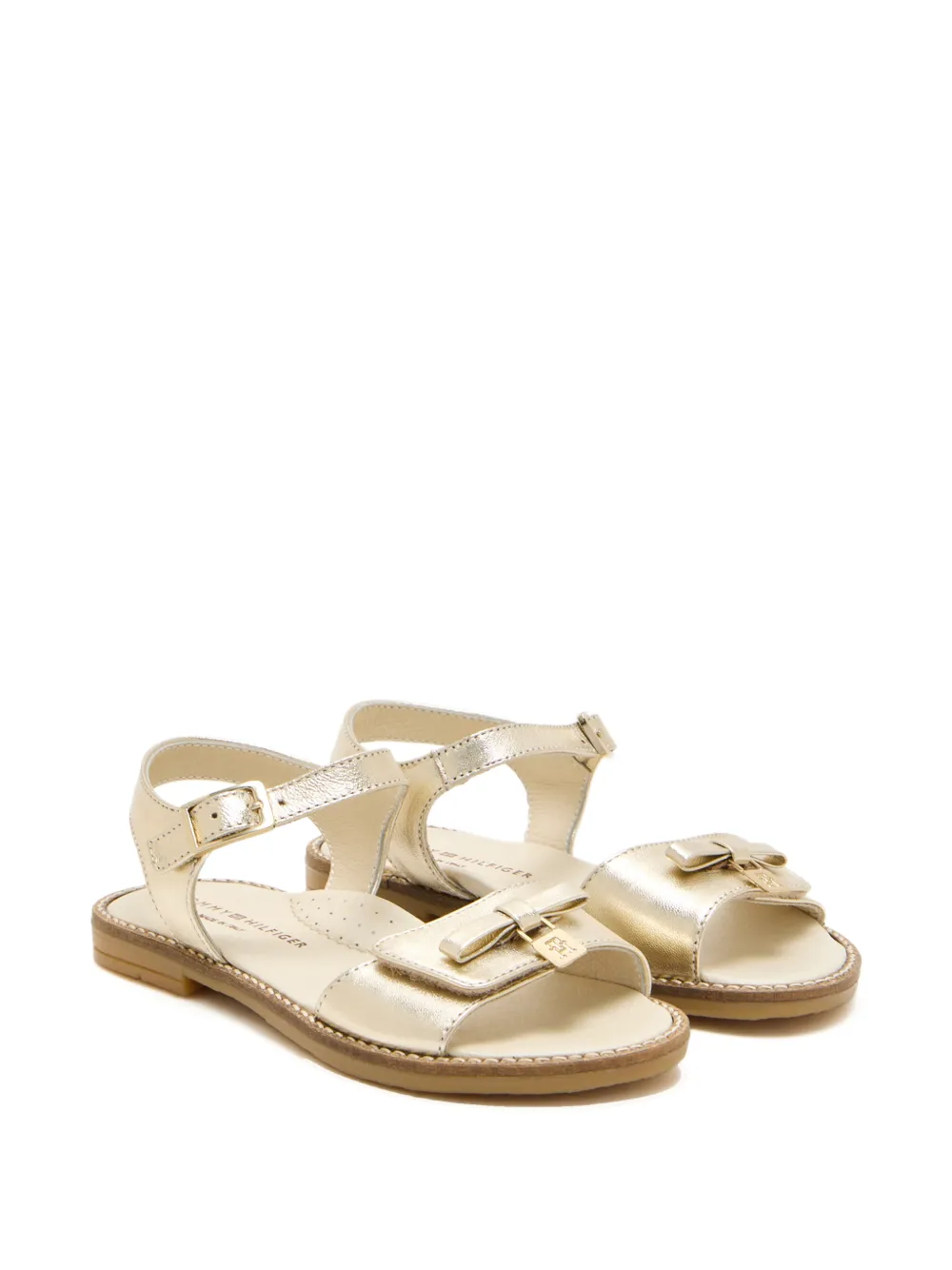 Tommy Hilfiger Junior bow-detail sandals Goud