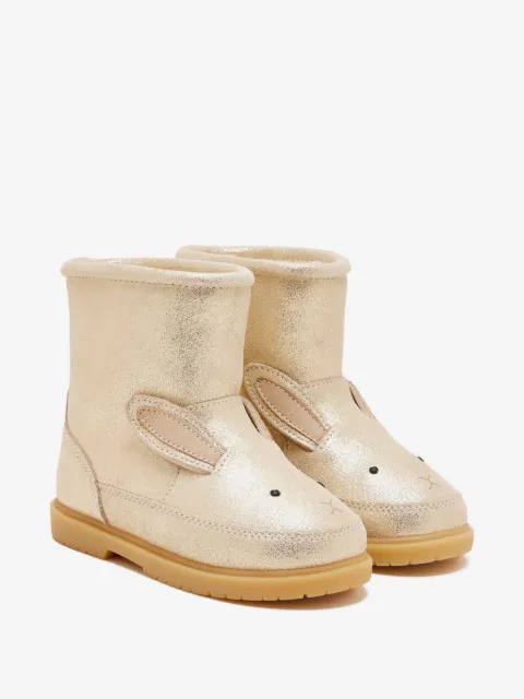 Donsje rabbit appliqué boots