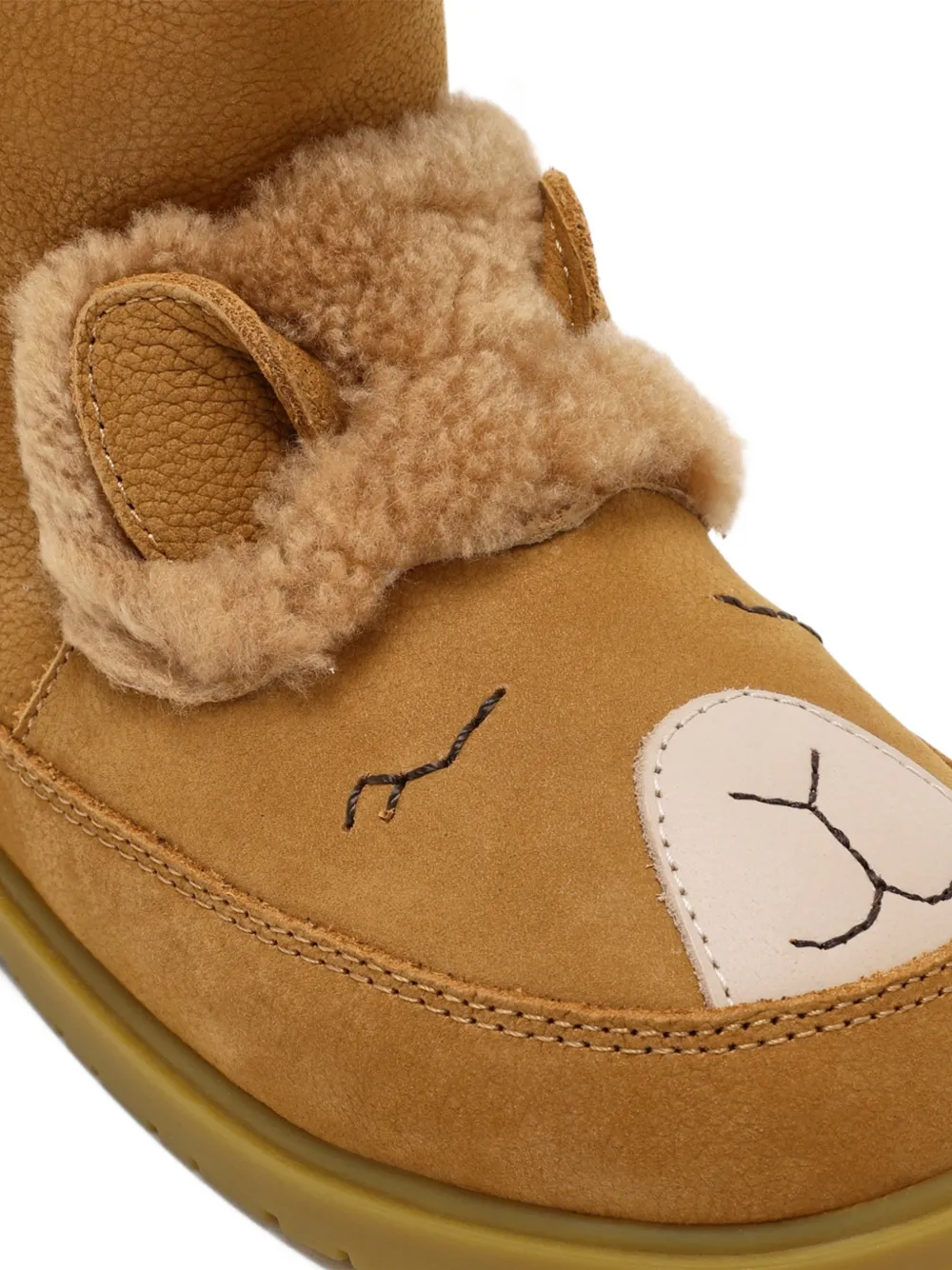 Donsje Laarzen met borduurwerk Bruin