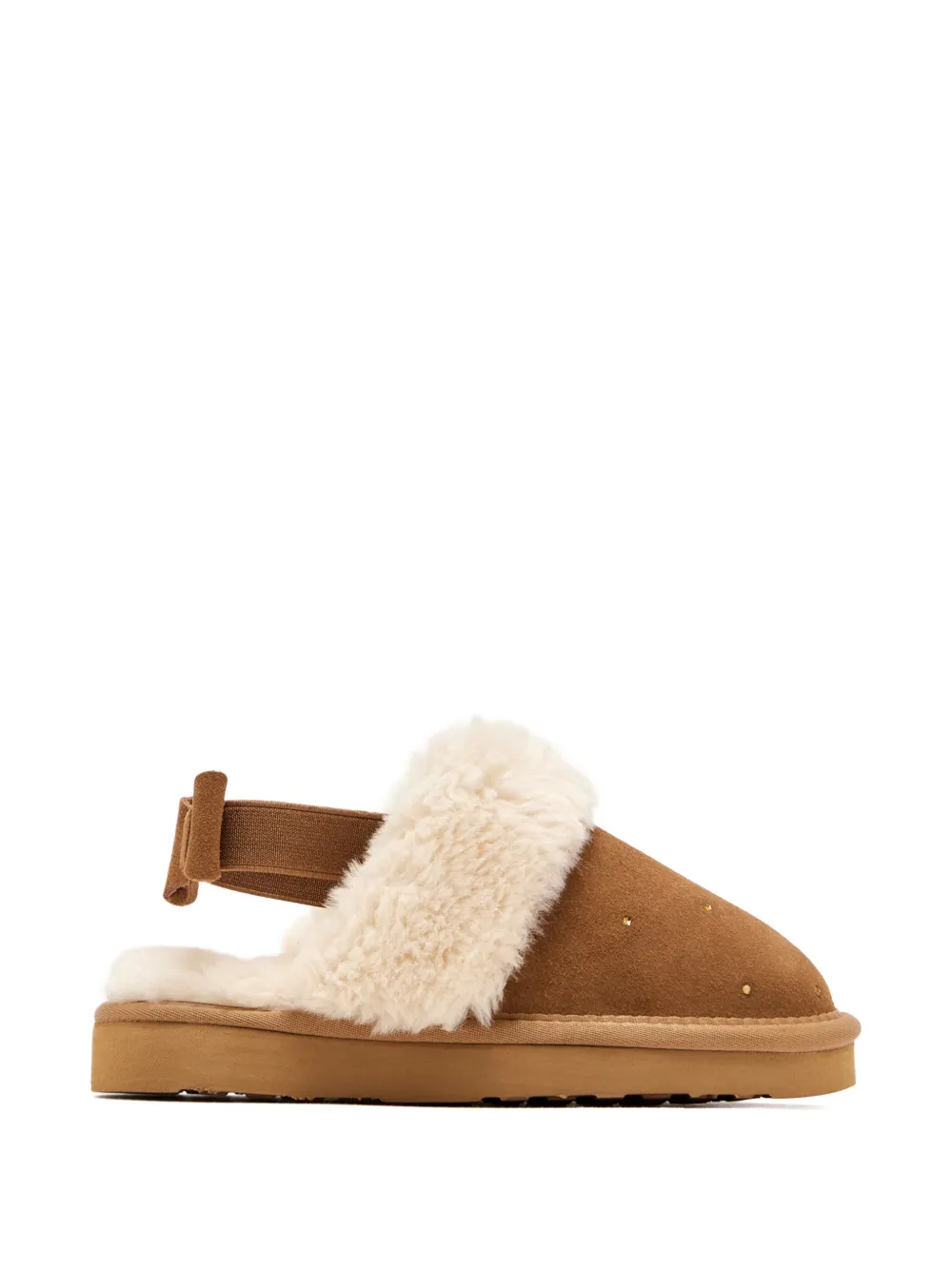 Lelli Kelly fur bow sandals - Marrone