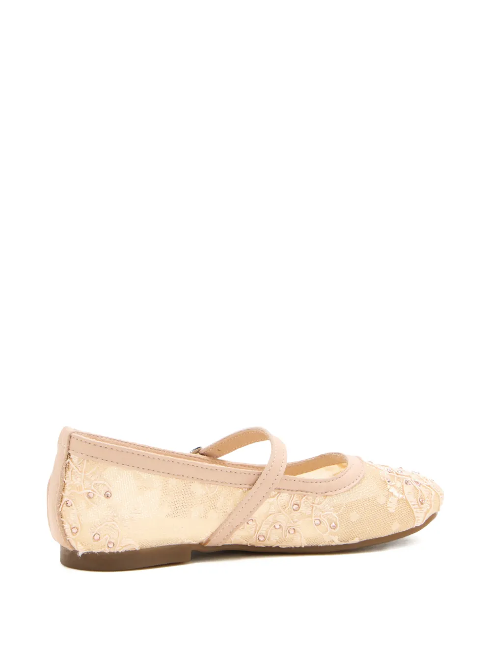 BabyWalker Ballerina's verfraaid met kant Wit