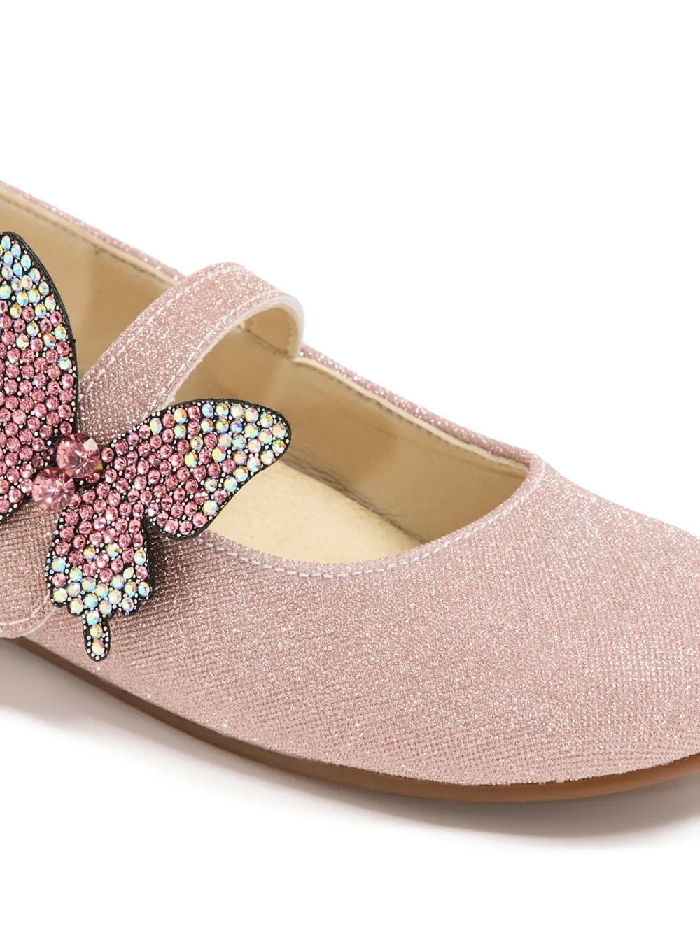 BabyWalker Ballerina's verfraaid met vlinder Roze