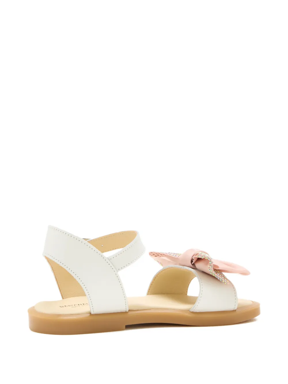 BabyWalker Sandalen verfraaid met strik Wit