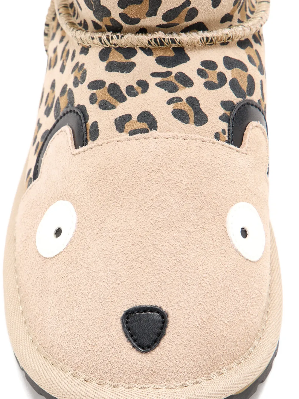 Emu Kids leopard-print boots Beige