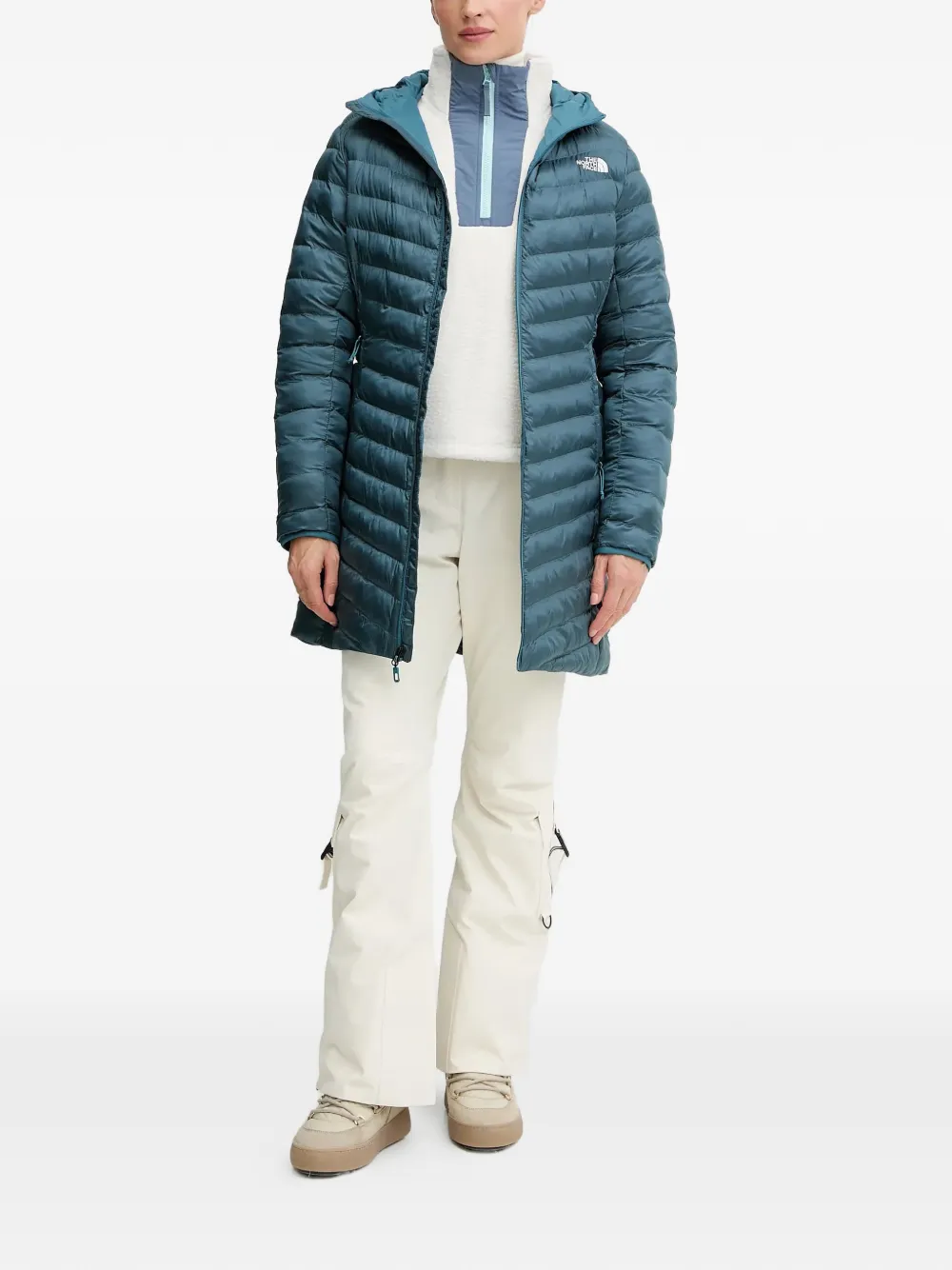 The North Face Huila gewatteerde parka met capuchon Blauw
