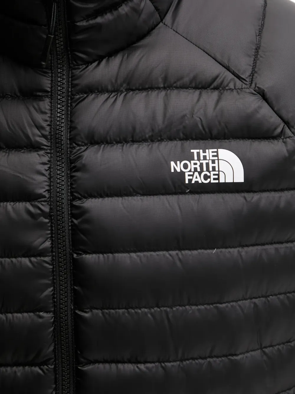 The North Face Gewatteerd ski-jack met logo Zwart