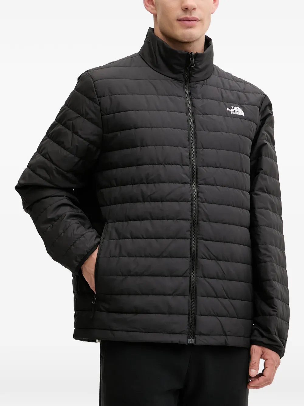 The North Face Jack met capuchon en rits Zwart