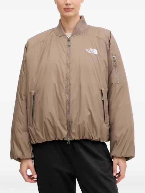The North Face logo-embroidered bomber jacket