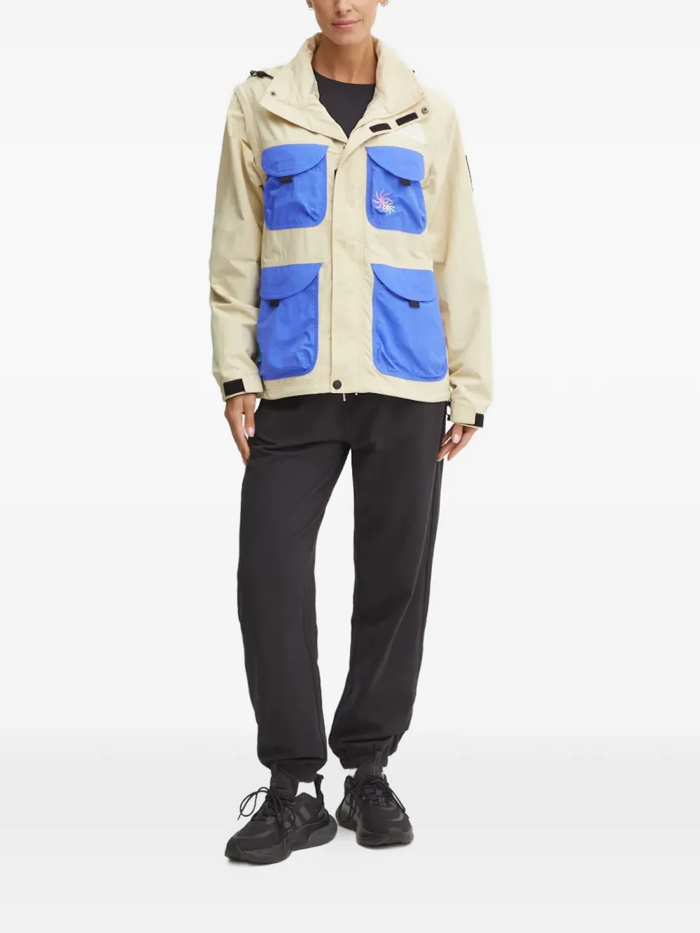  The North Face Pockets Hooded Jacket - Neutrals 