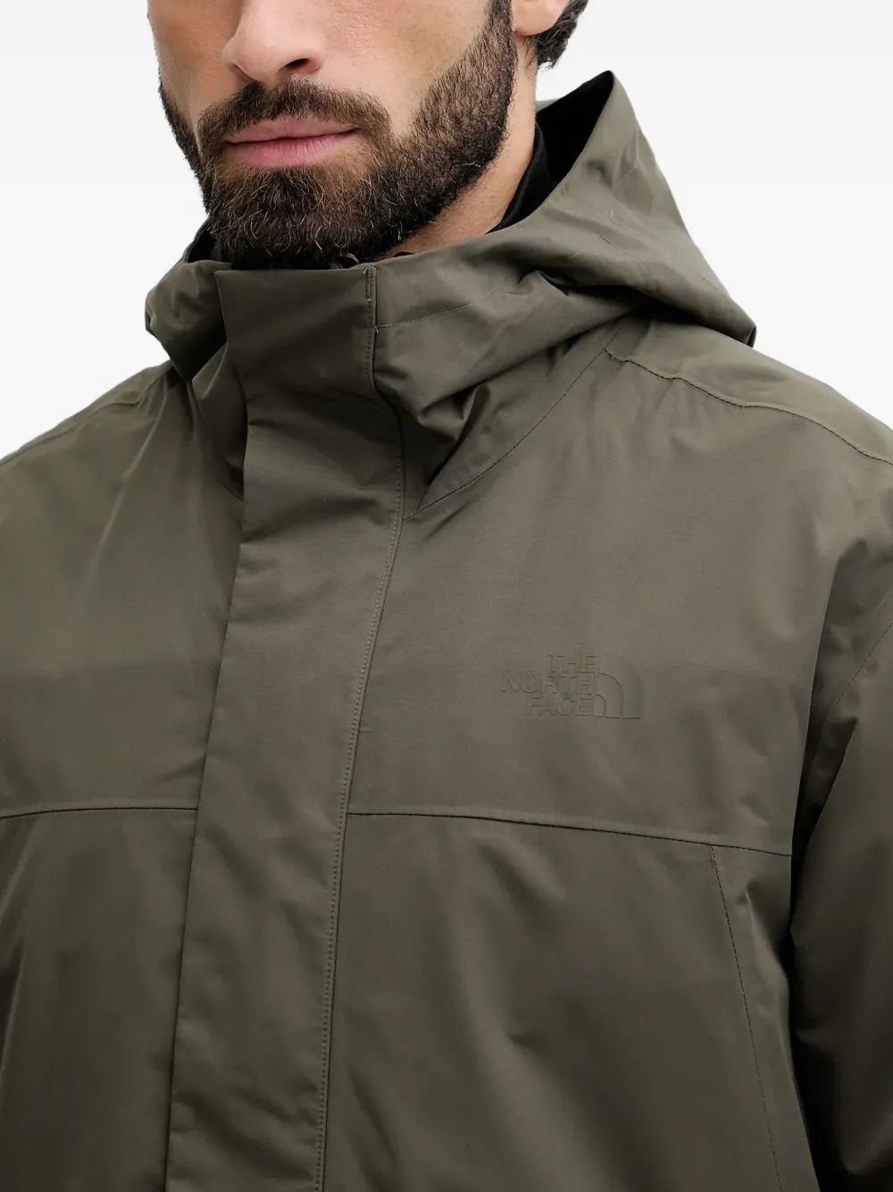 The North Face Jas met logoprint Groen