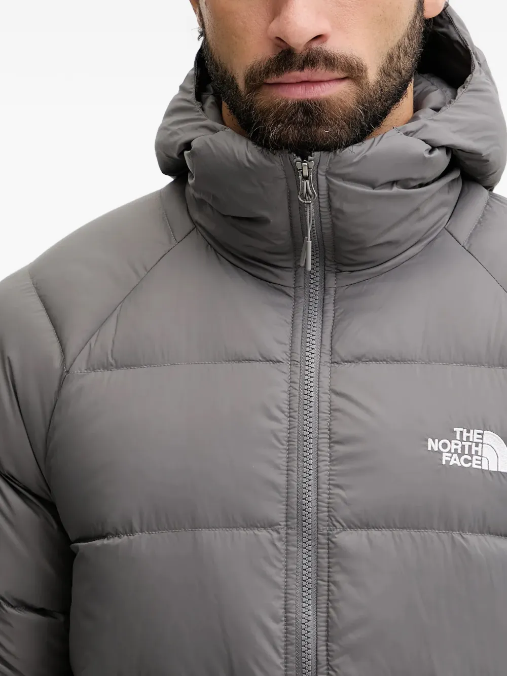 The North Face Gewatteerd jack met capuchon Grijs