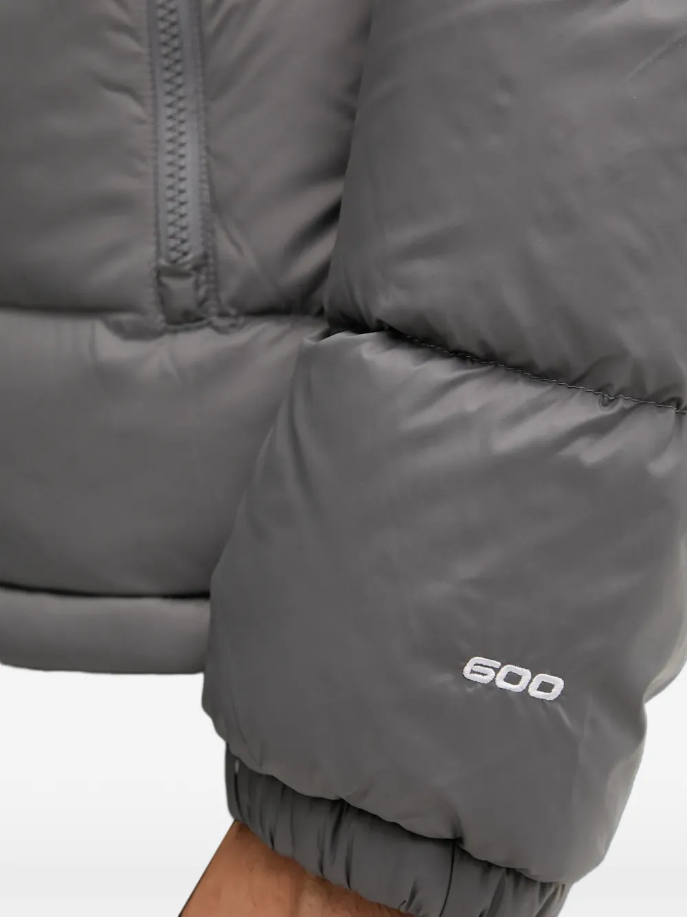 The North Face Gewatteerd jack met capuchon Grijs