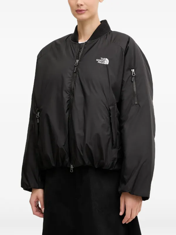 The North Face Zip Bomber Jacket | Black | FARFETCH CA