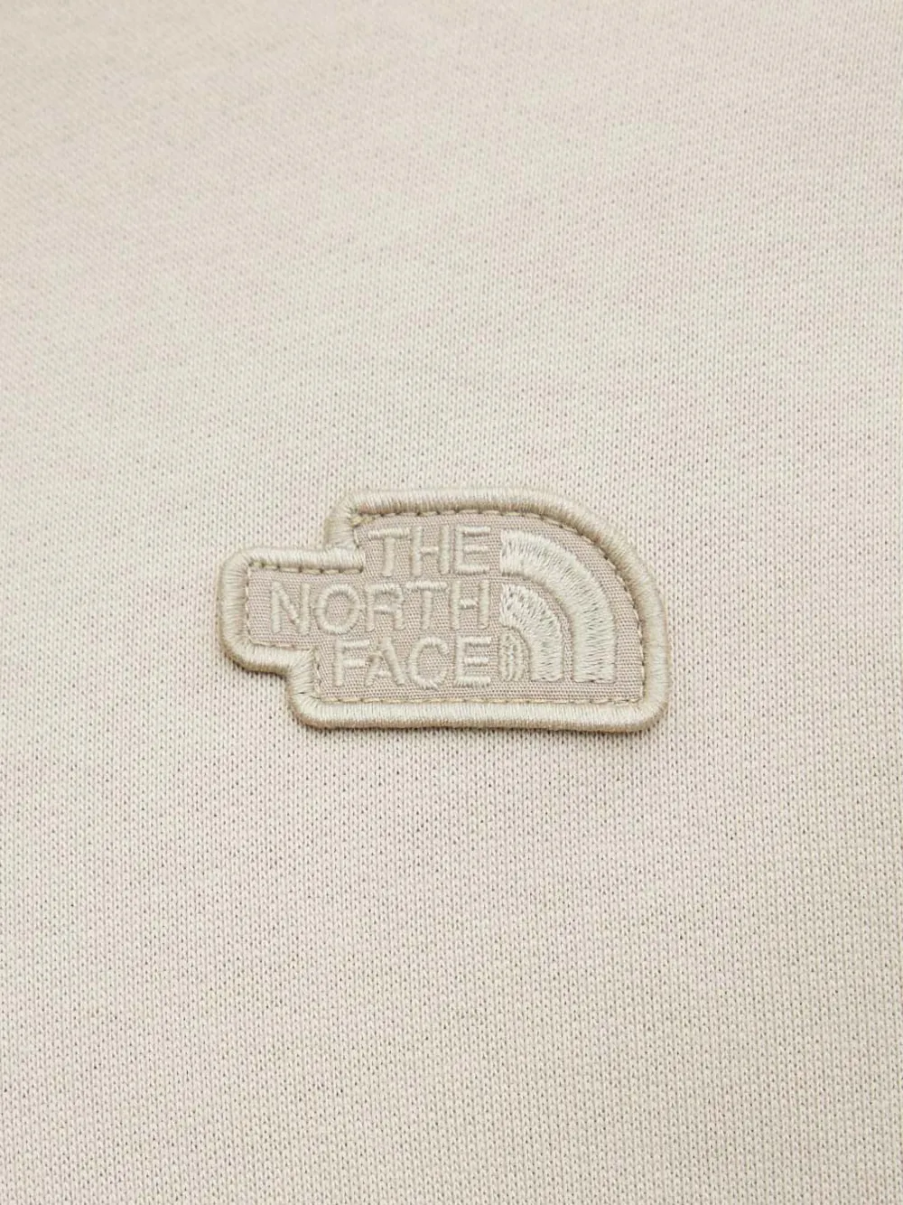 The North Face Hoodie met logopatch Beige
