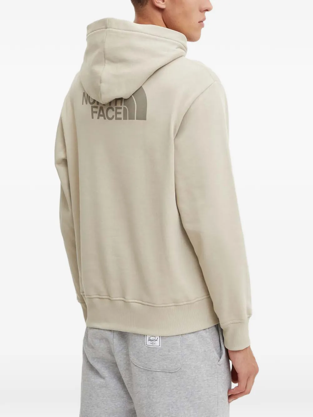 The North Face Hoodie met logopatch Beige