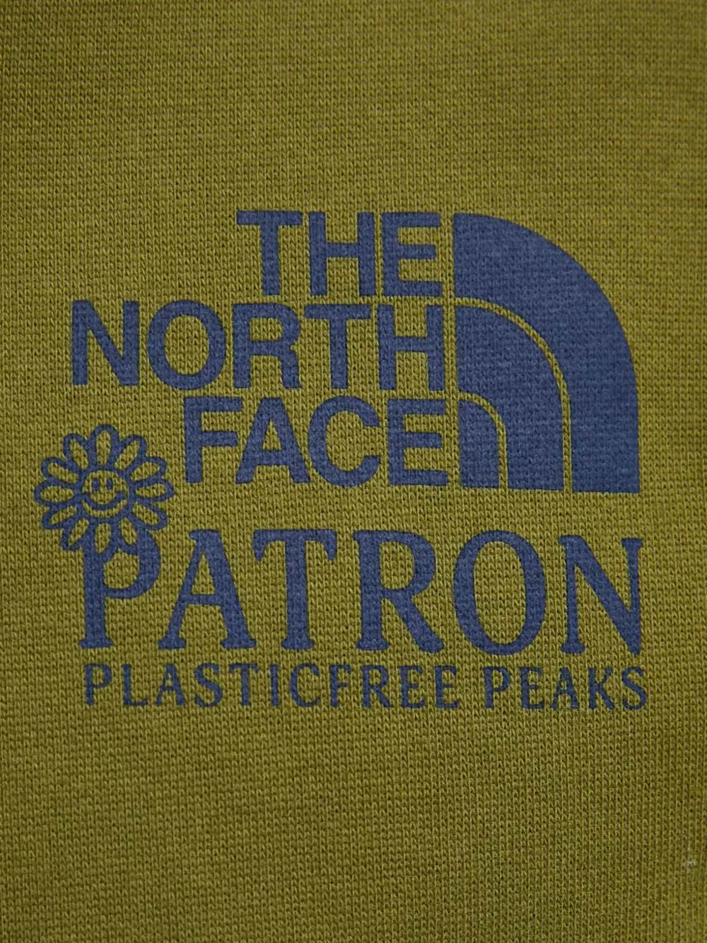 The North Face Hoodie met logoprint Groen