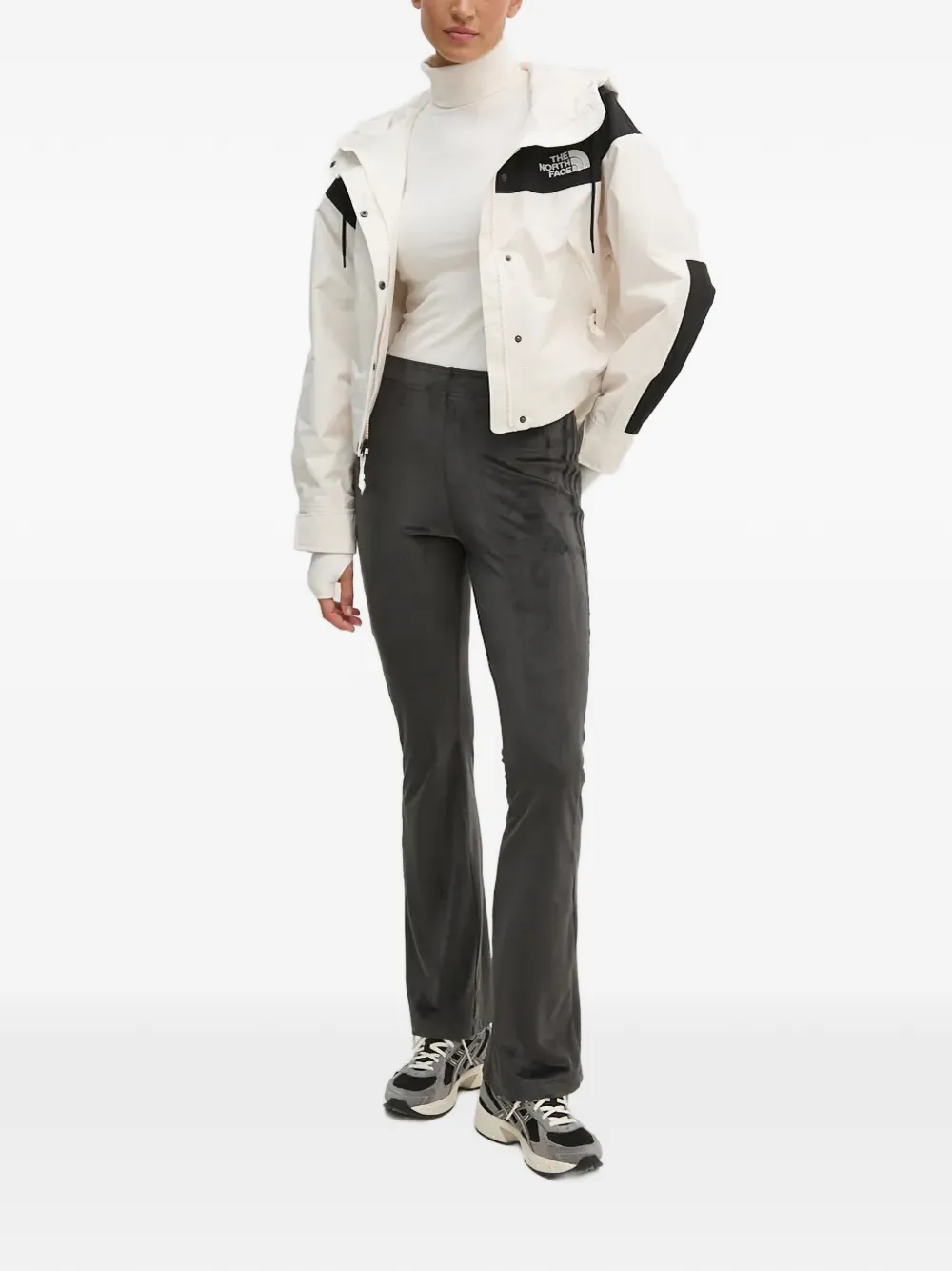  The North Face Reign On Hooded Button Jacket - Neutrals 