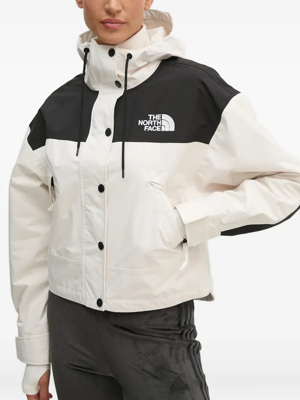  The North Face Reign On Hooded Button Jacket - Neutrals 