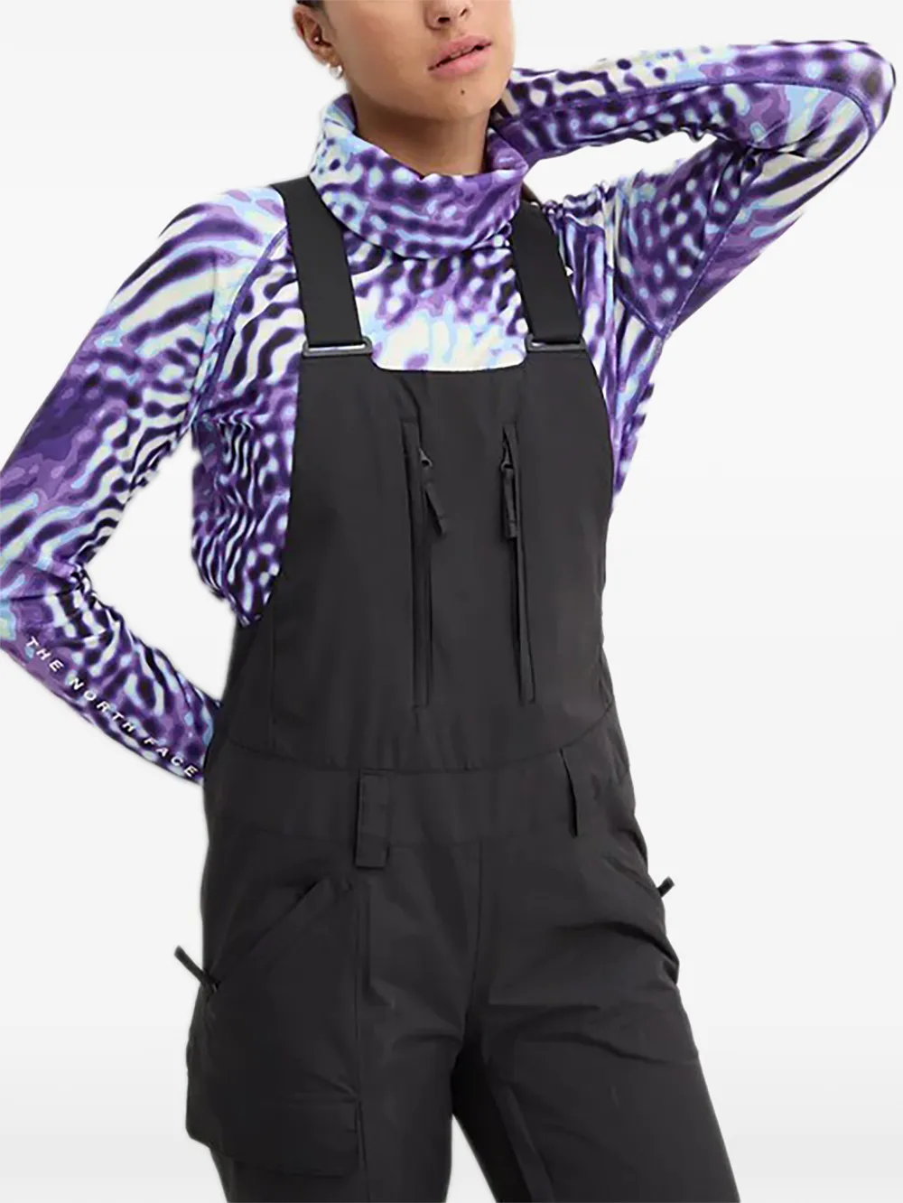 The North Face zip pocket ski suit - Schwarz