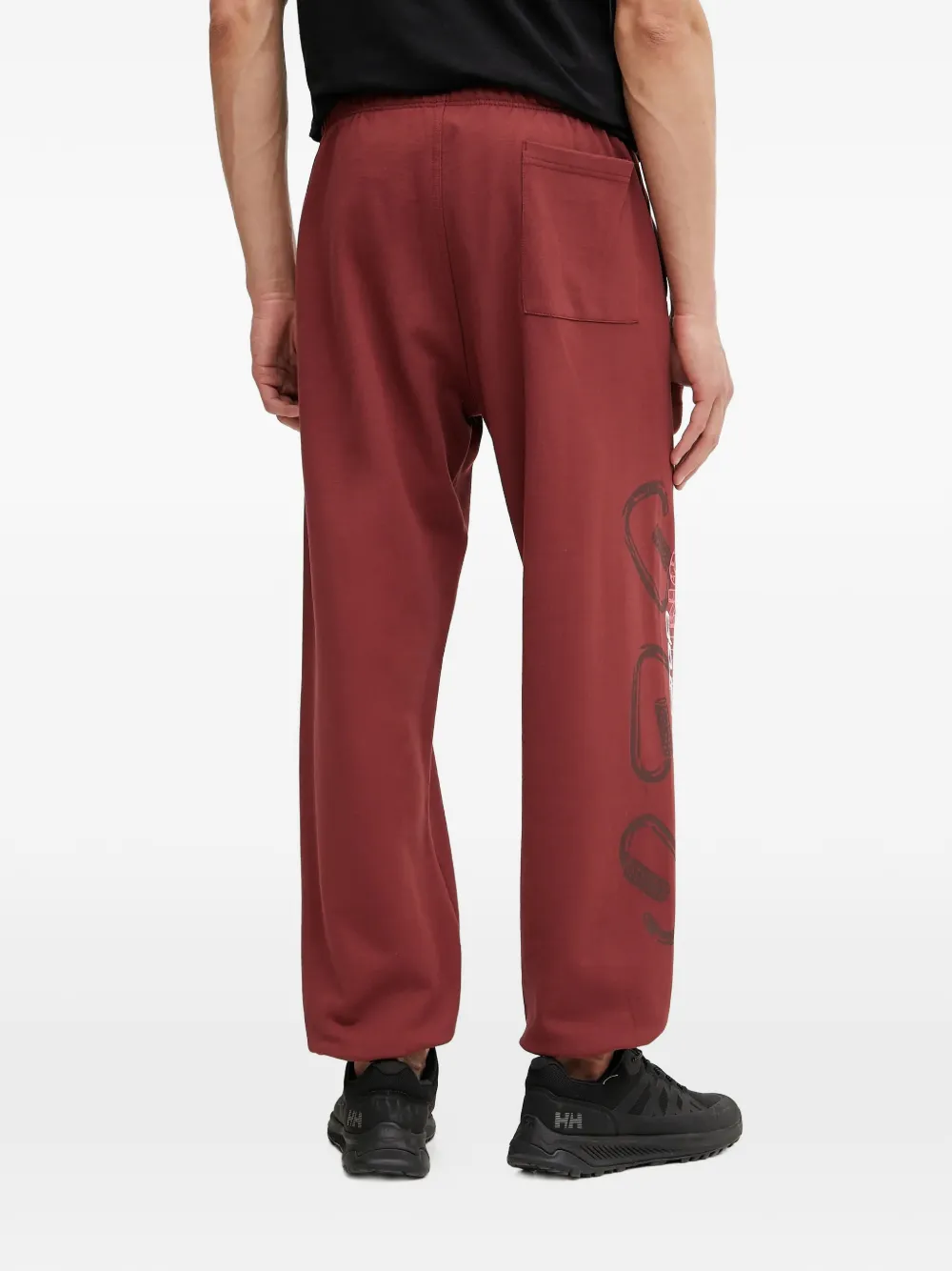 The North Face Broek met logoprint Rood