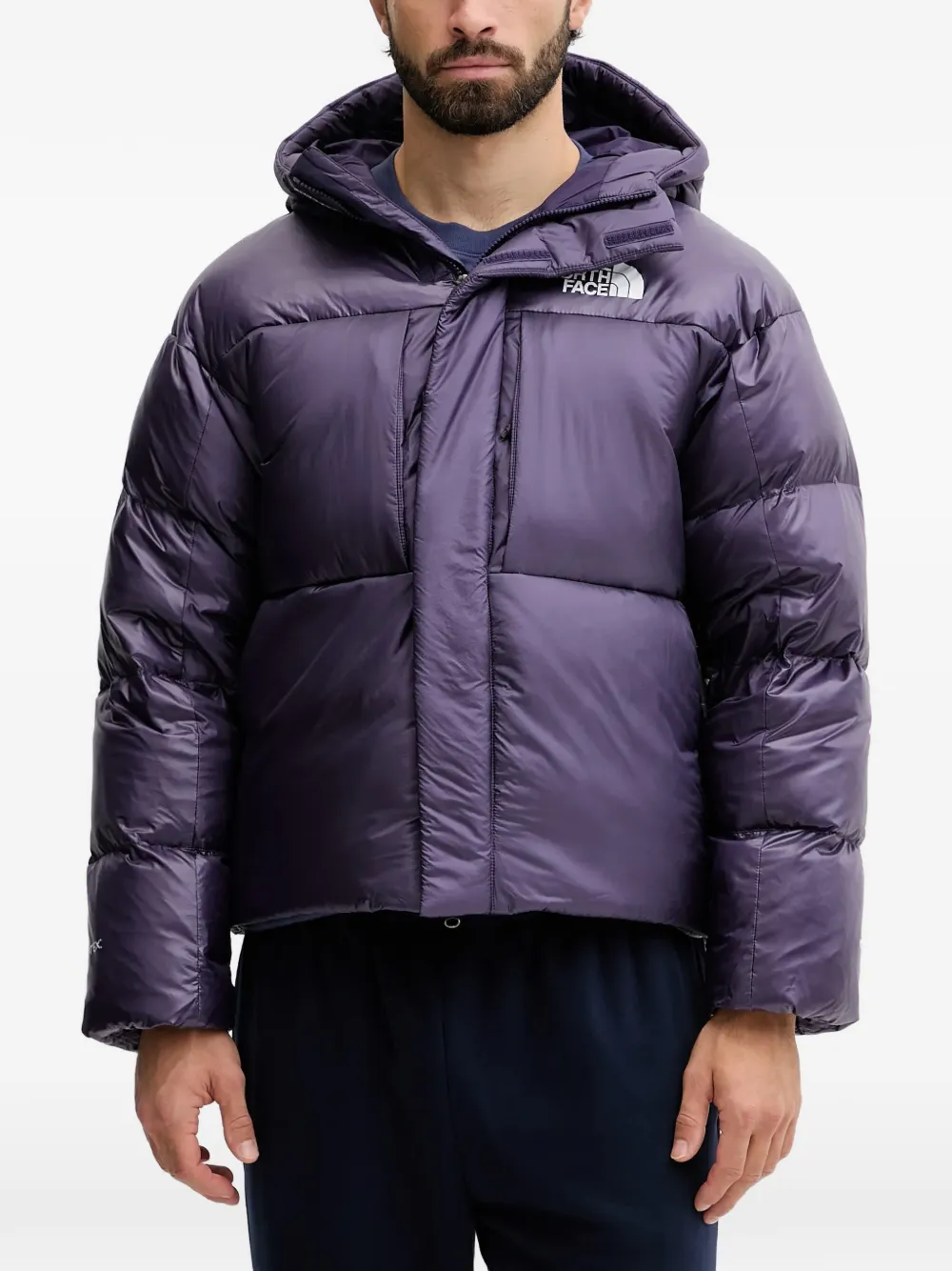 The North Face Pertex hooded quilted jacket - Violett