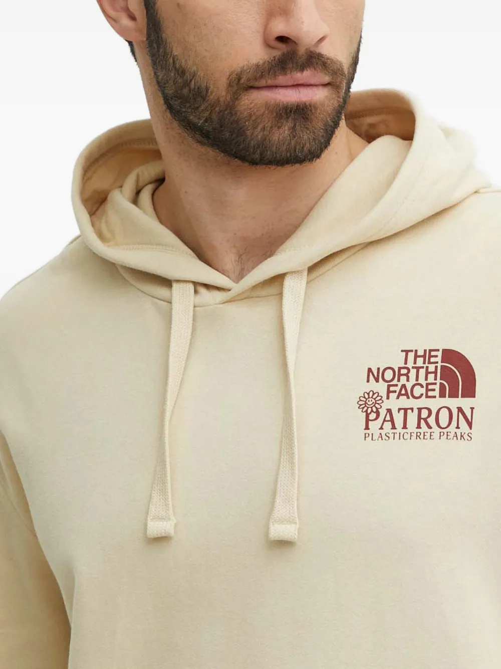 The North Face Hoodie met trekkoord Beige