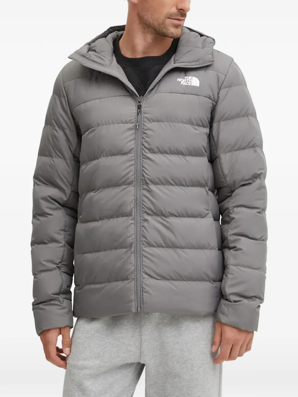 The North Face Aconcagua 3 hooded padded jacket - Grigio