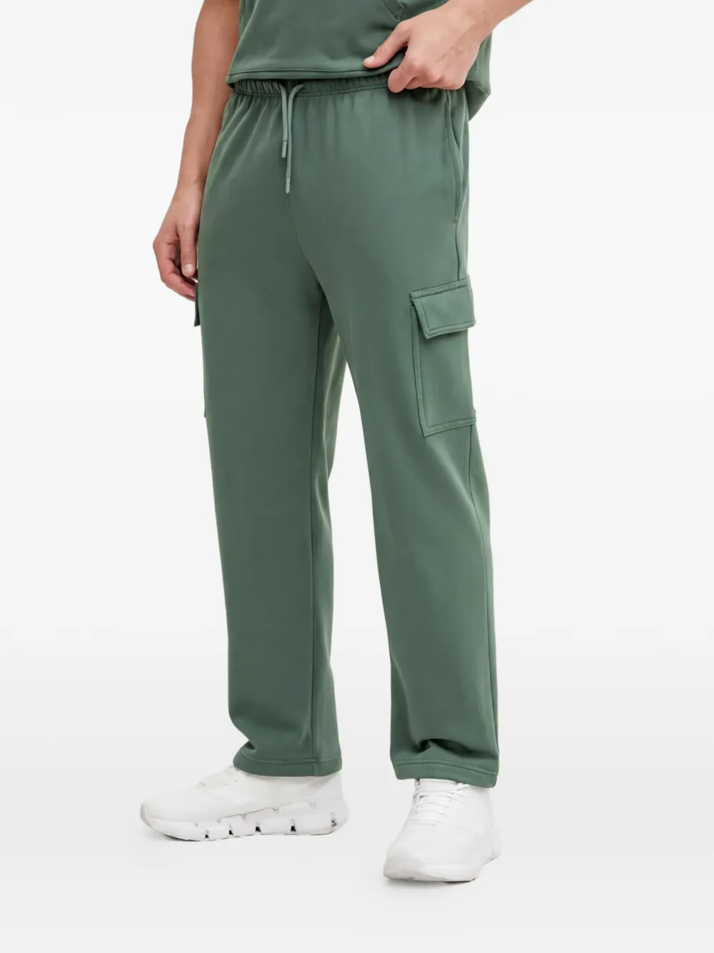 The North Face logo-patch track pants - Verde