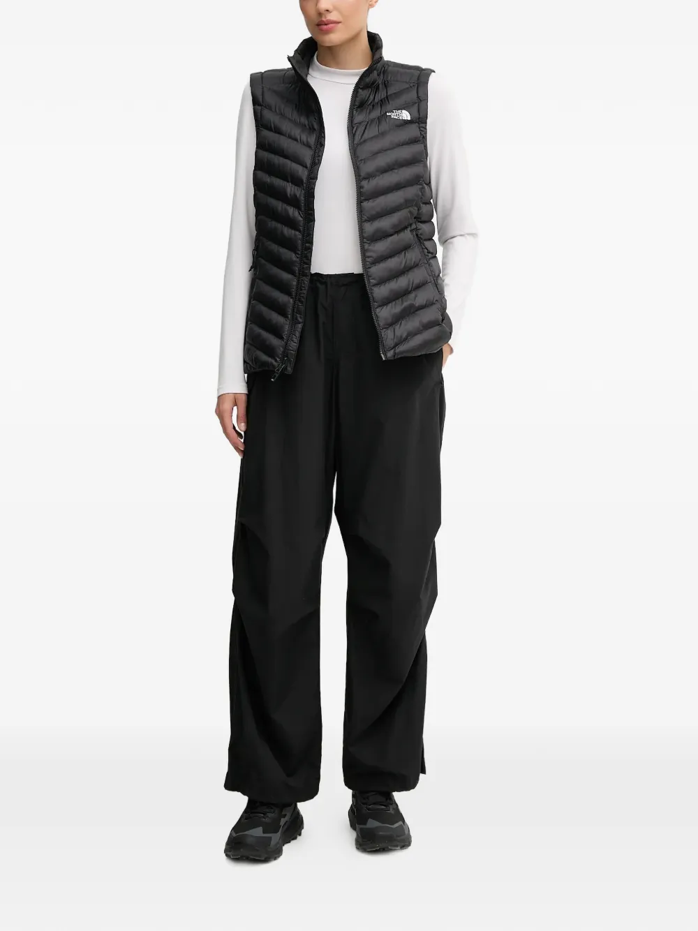 The North Face Gewatteerde bodywarmer Zwart