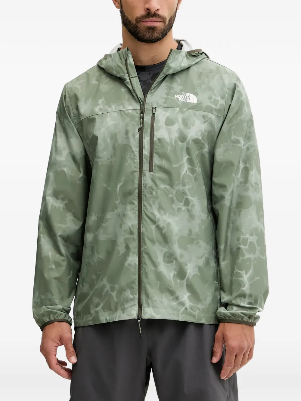 The North Face Higher Run zip hooded jacket - Verde