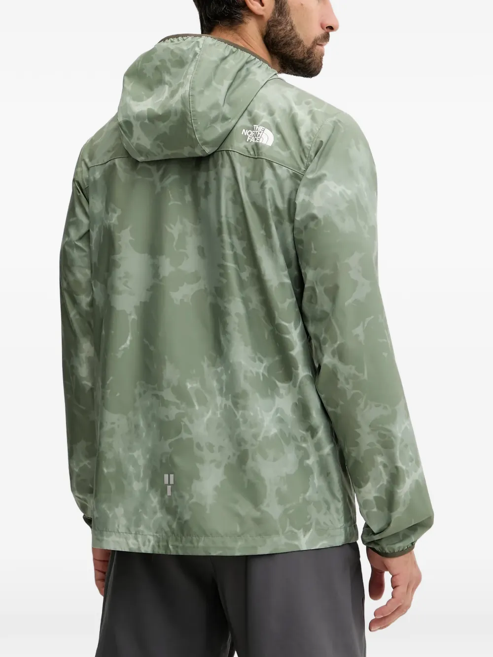  The North Face Higher Run Zip Hooded Jacket - Green 