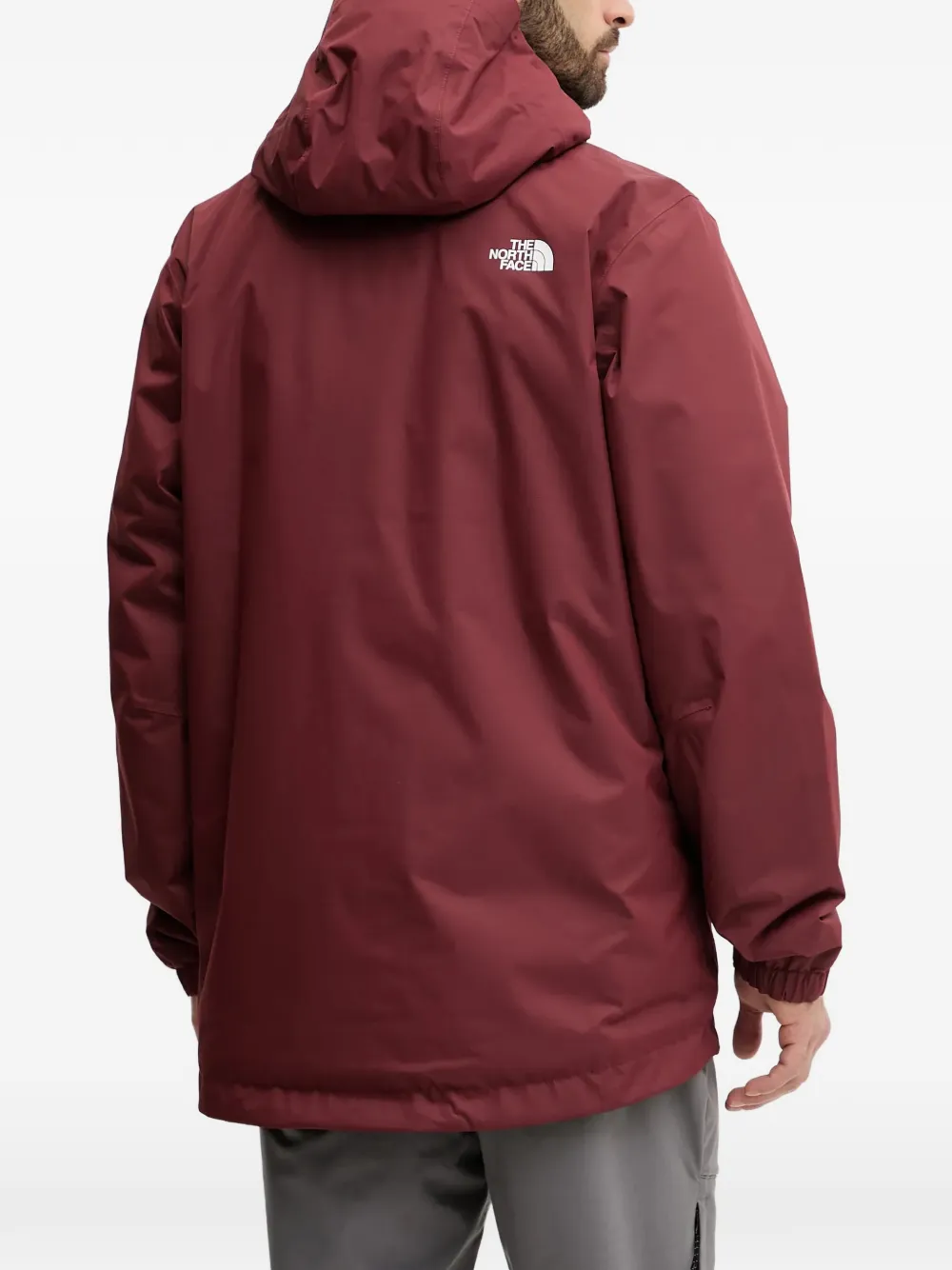 The North Face Quest performance jack met capuchon en rits Rood