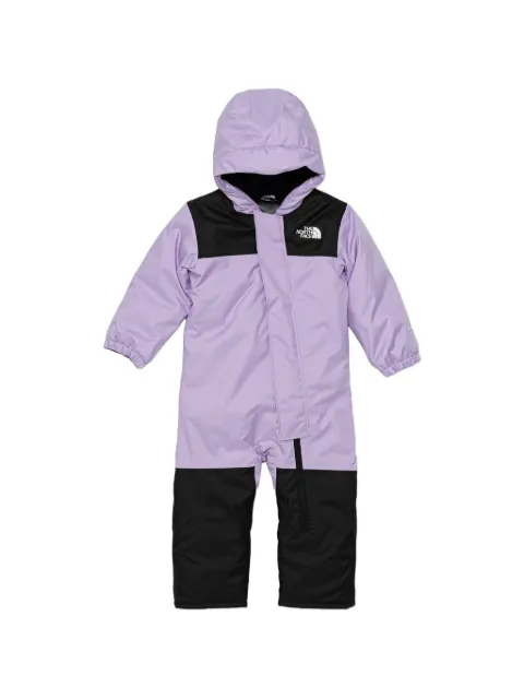 The North Face Kids hooded colour-block jacket