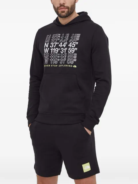 The North Face printed hooded sweatshirt