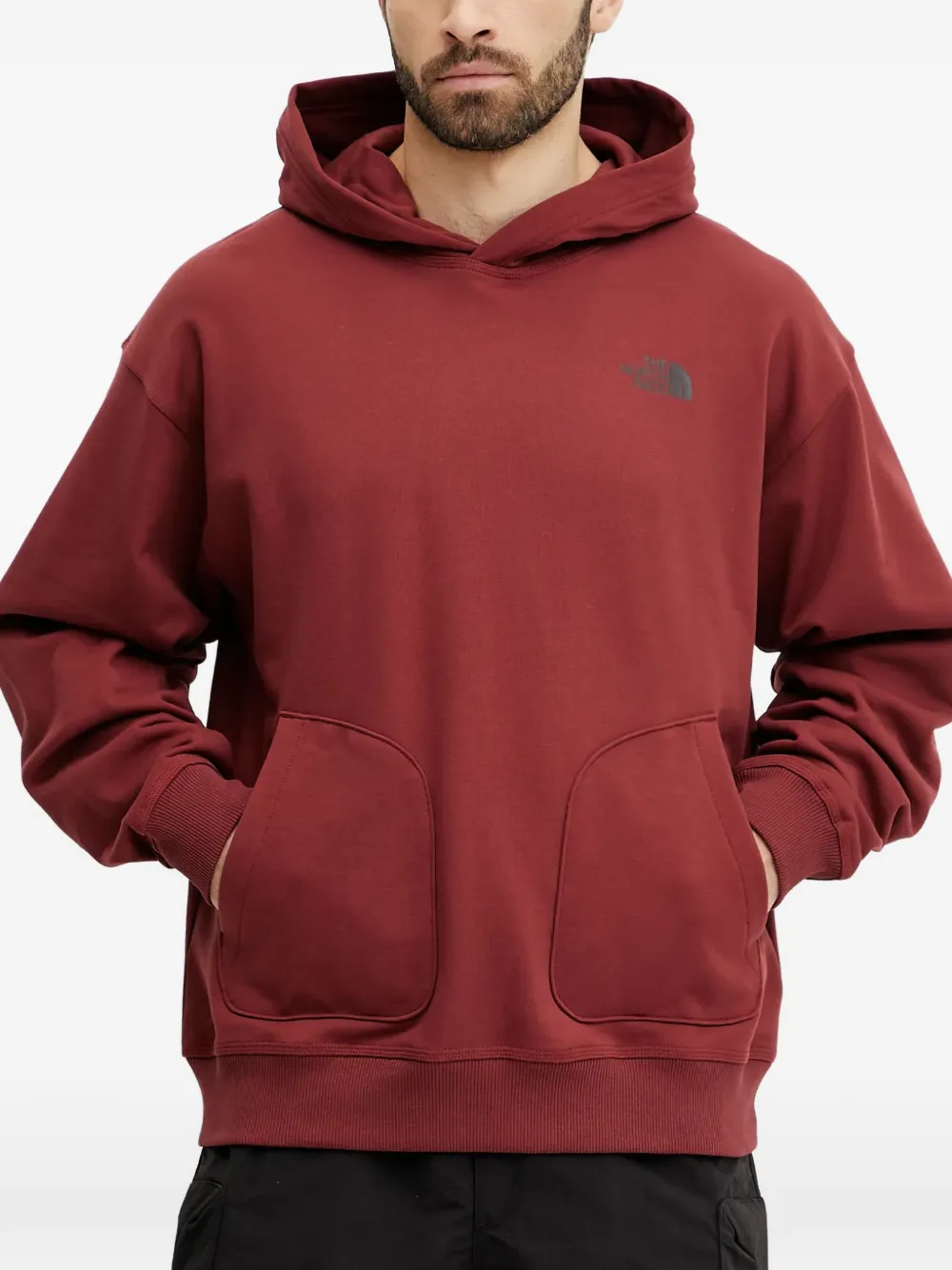 The North Face graphic hooded sweatshirt - Rosso