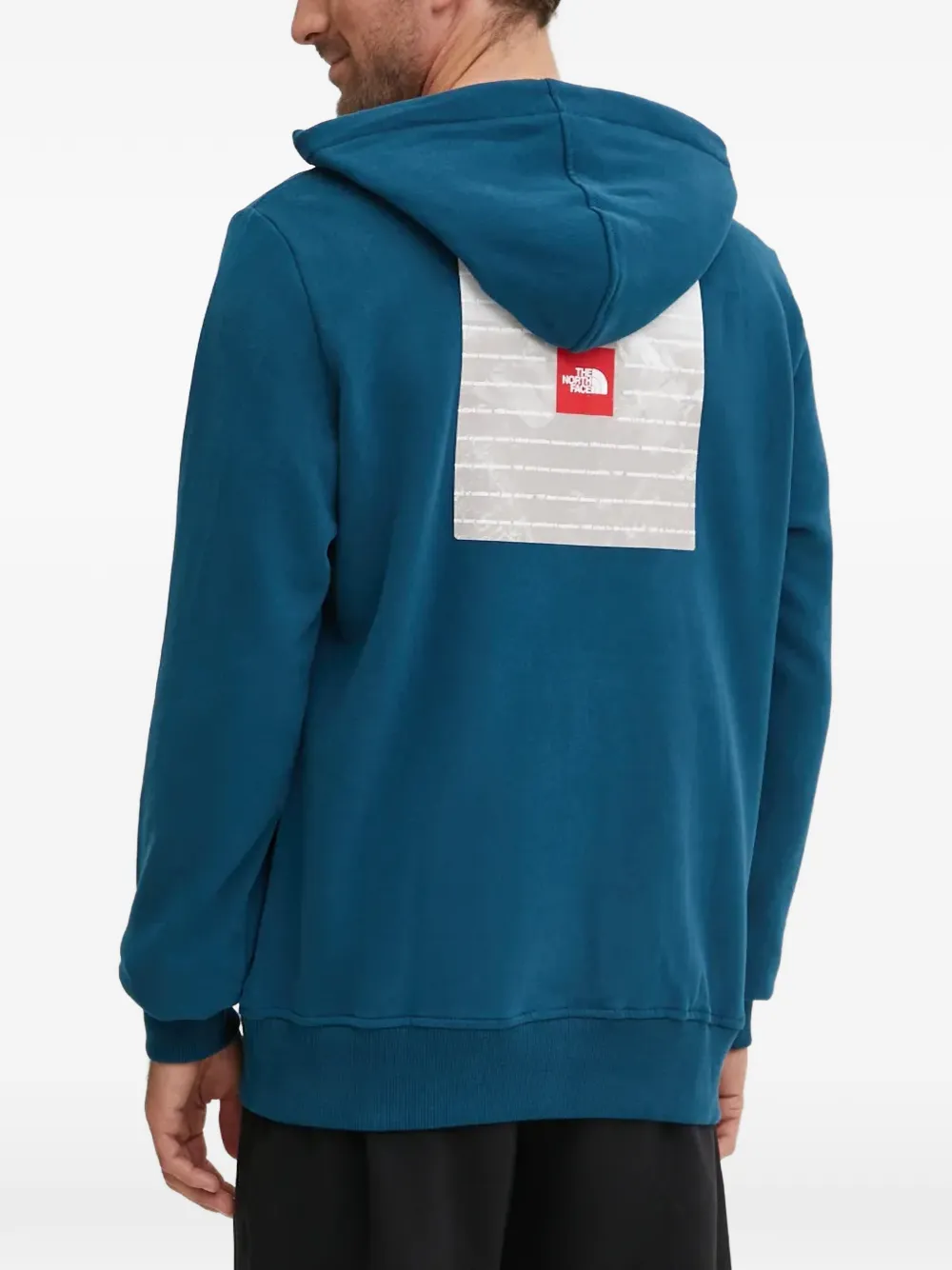 The North Face Hoodie met logodetail Blauw