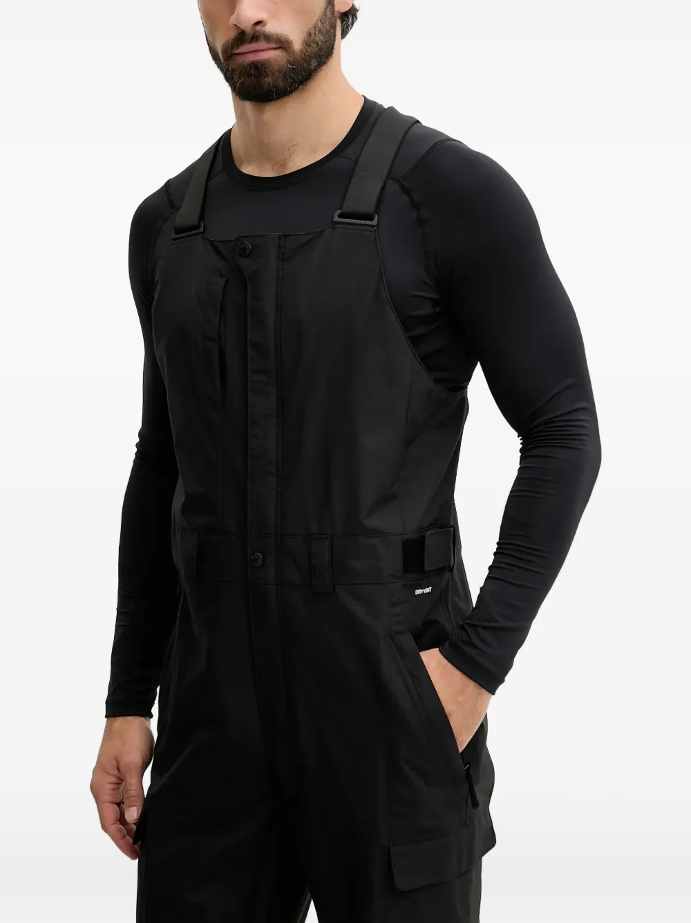 The North Face button suspender ski suit - Nero