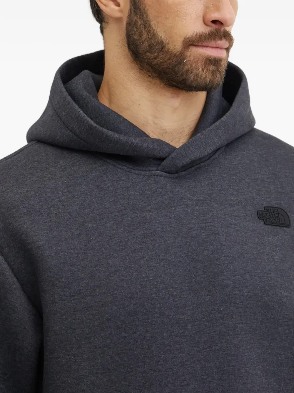The North Face Hoodie met logodetail Grijs