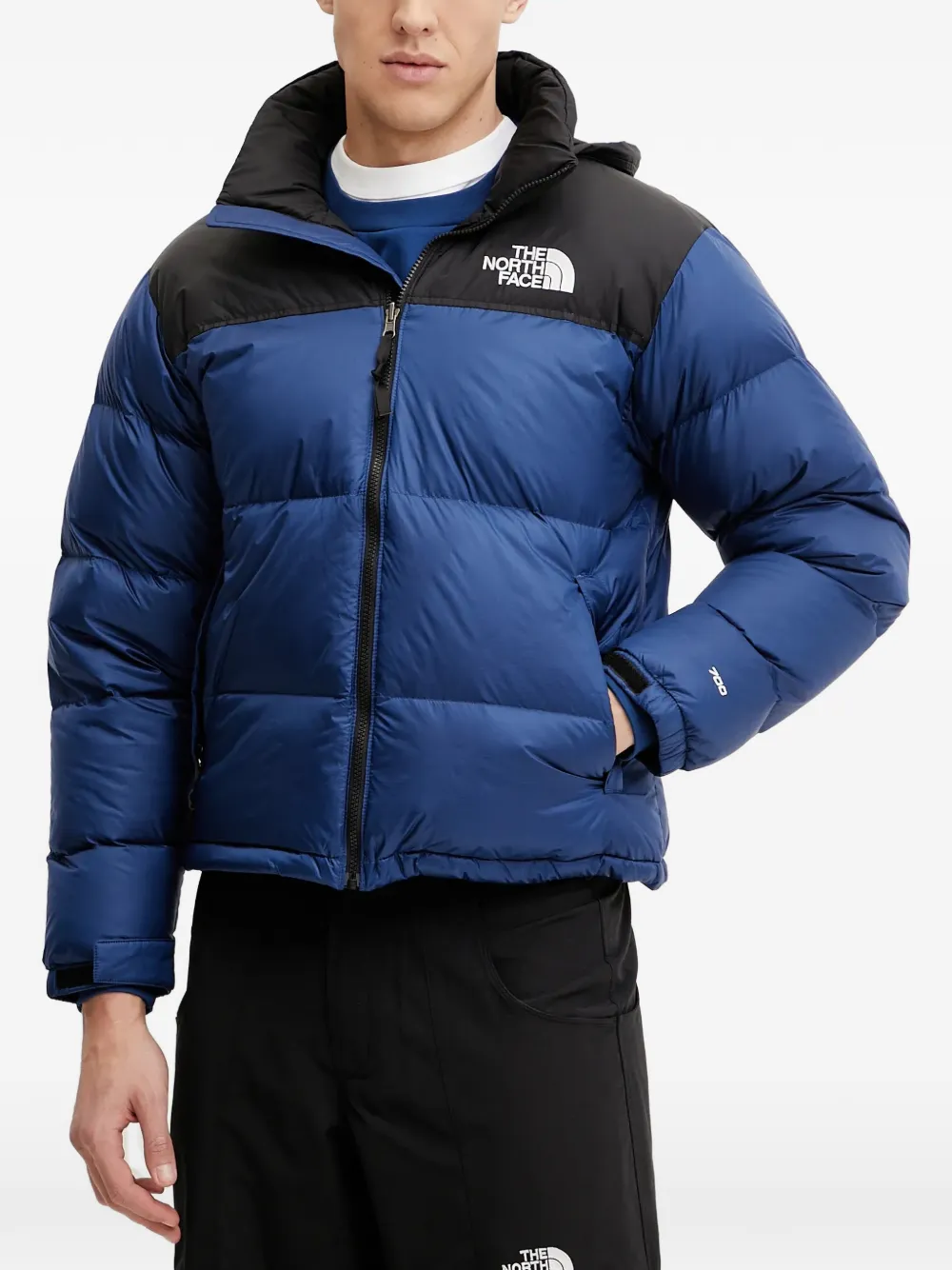 The North Face 1996 Retro Nuptse hooded puffer jacket - Blu