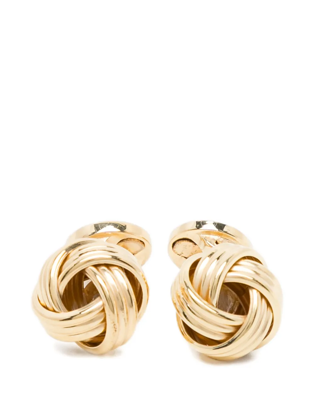 Giorgio Armani knot-detail cufflinks - Oro