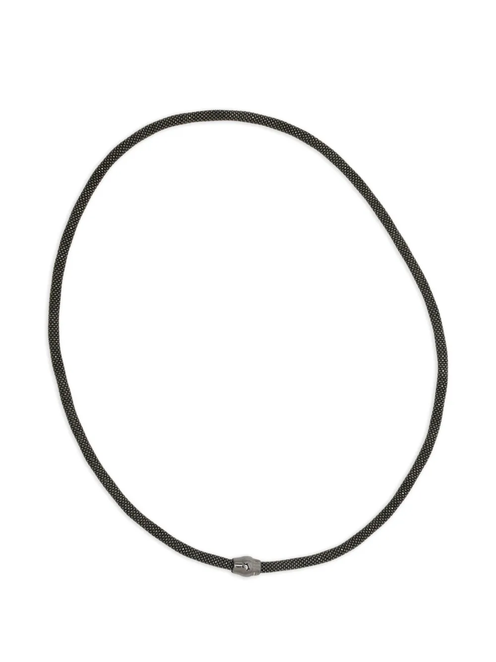 Giorgio Armani tubular necklace - Nero