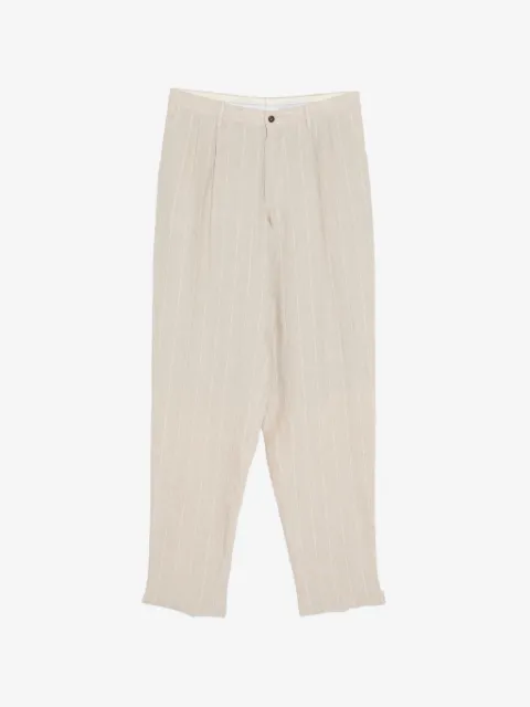 Giorgio Armani striped linen trousers