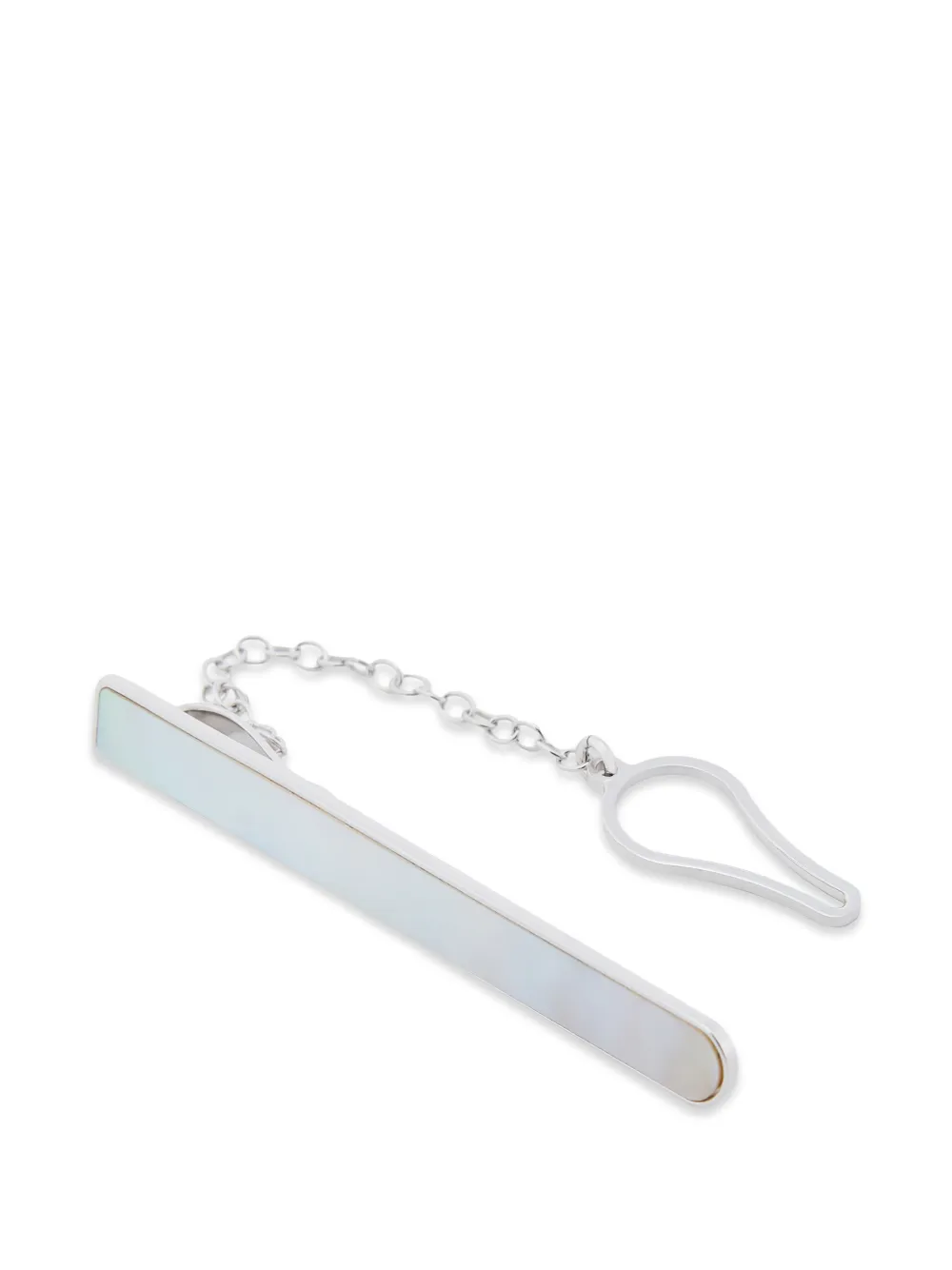 Giorgio Armani sterling-silver tie clip - Argento