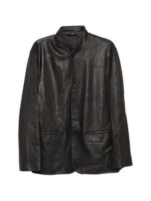 Giorgio Armani レザージャケット メンズ通販 - FARFETCH