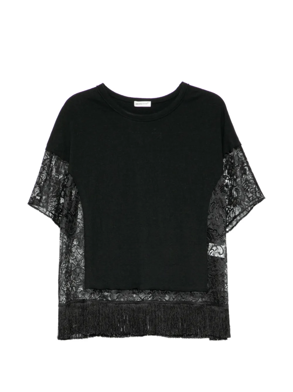Undercover lace-embellished T-shirt - Nero