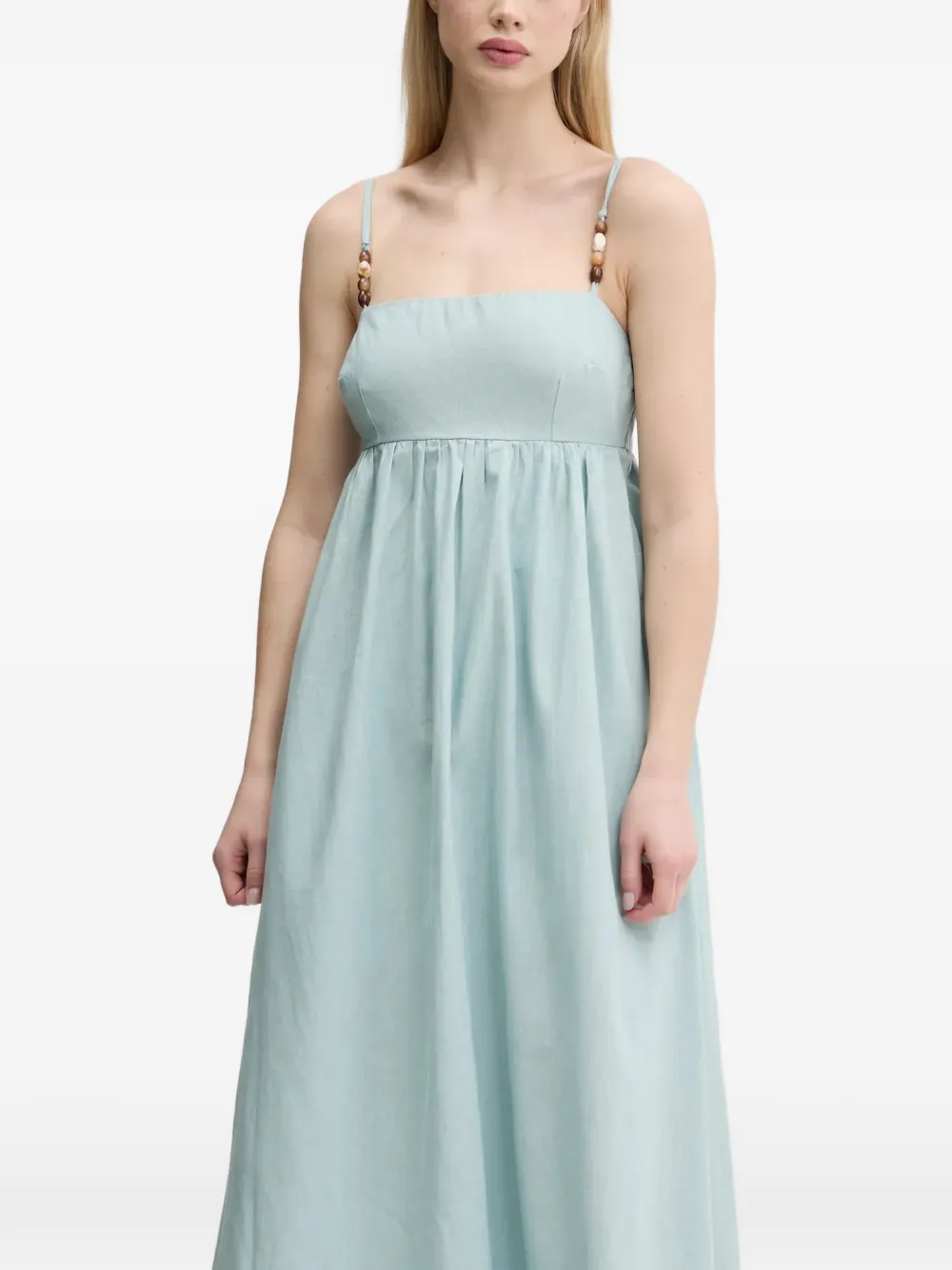 Abercrombie & Fitch beaded-strap maxi dress - Blu