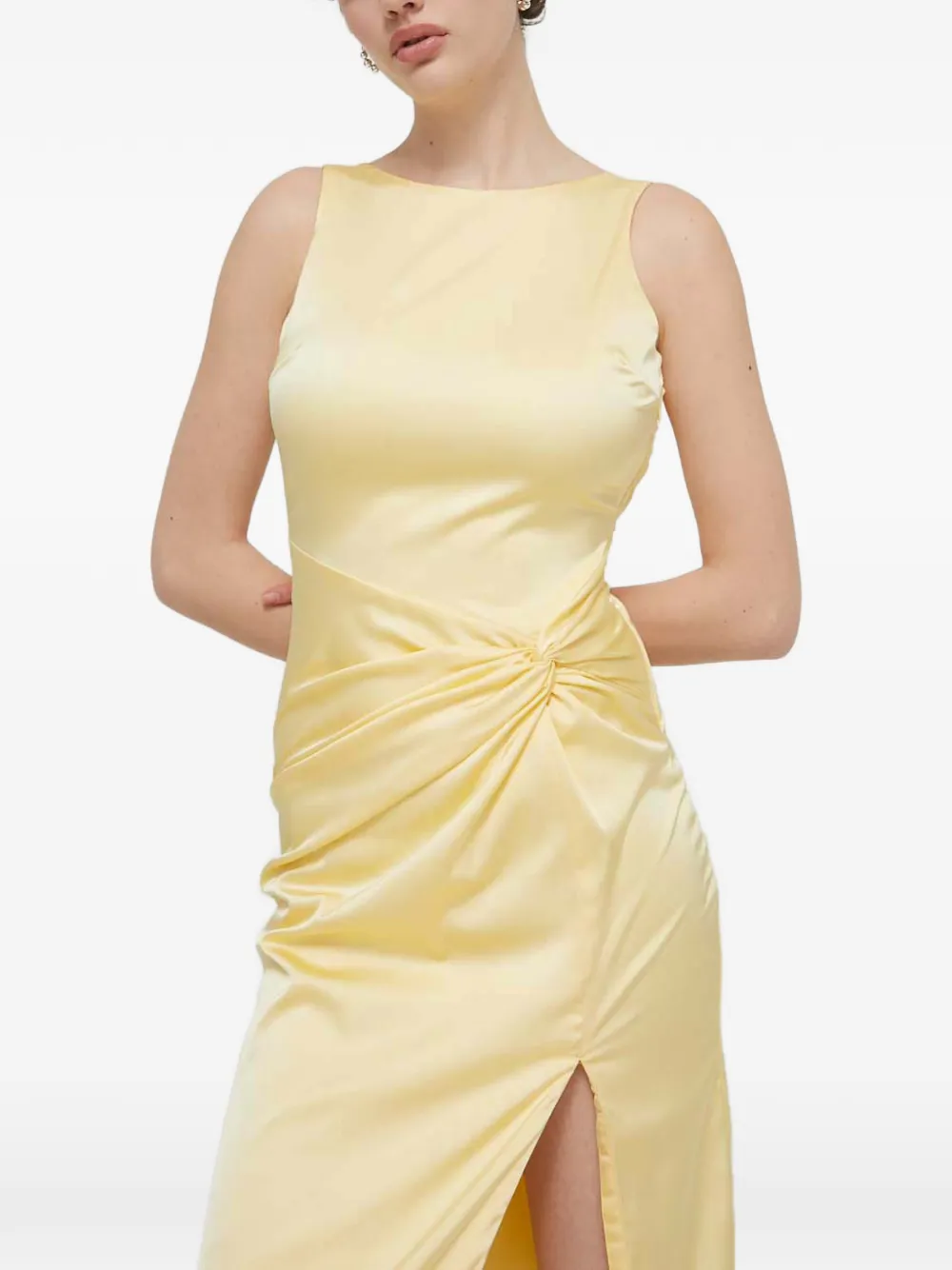 Abercrombie & Fitch knot split maxi dress - Giallo