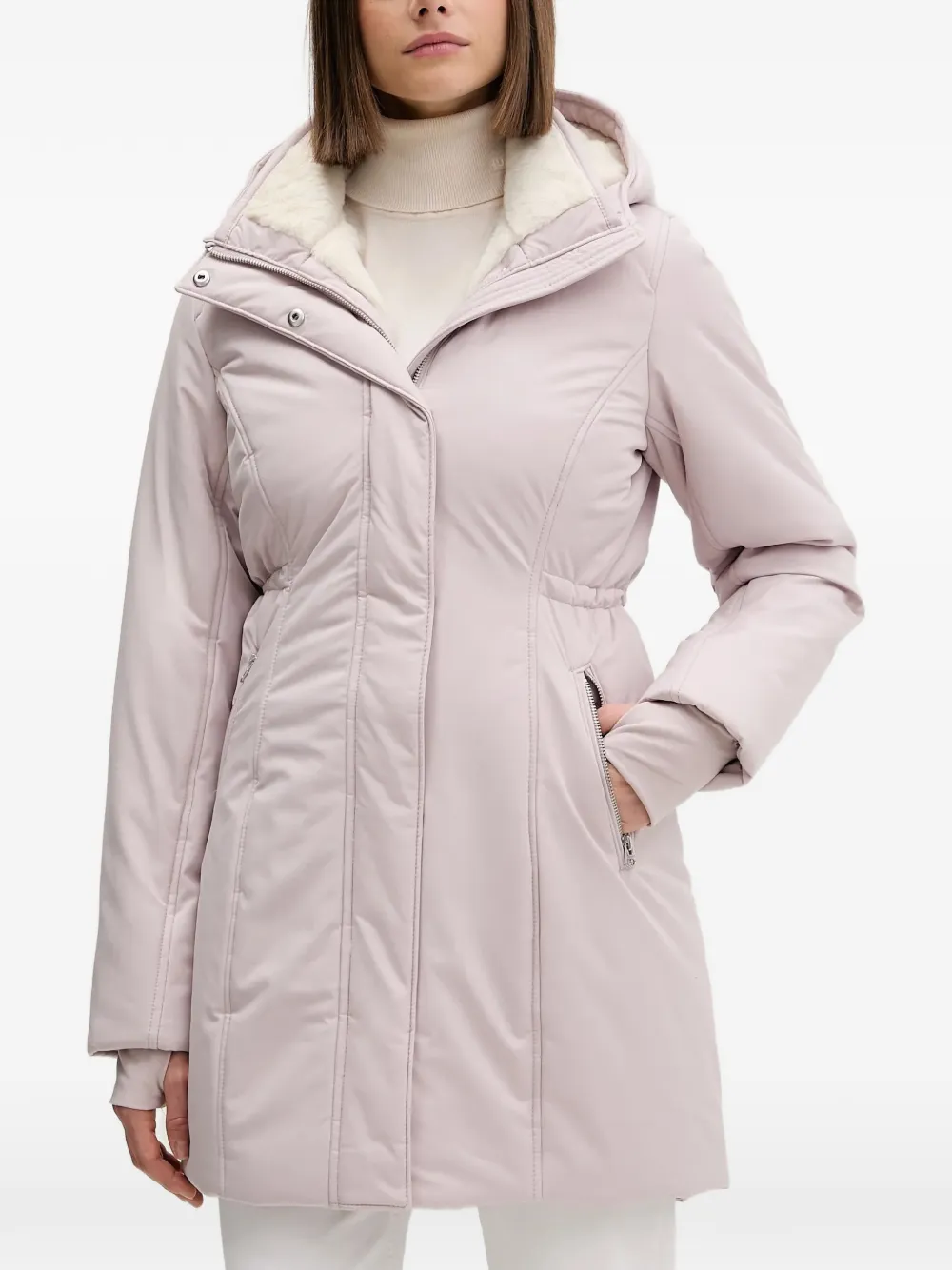 Hollister Cappotto imbottito con cappuccio - Rosa