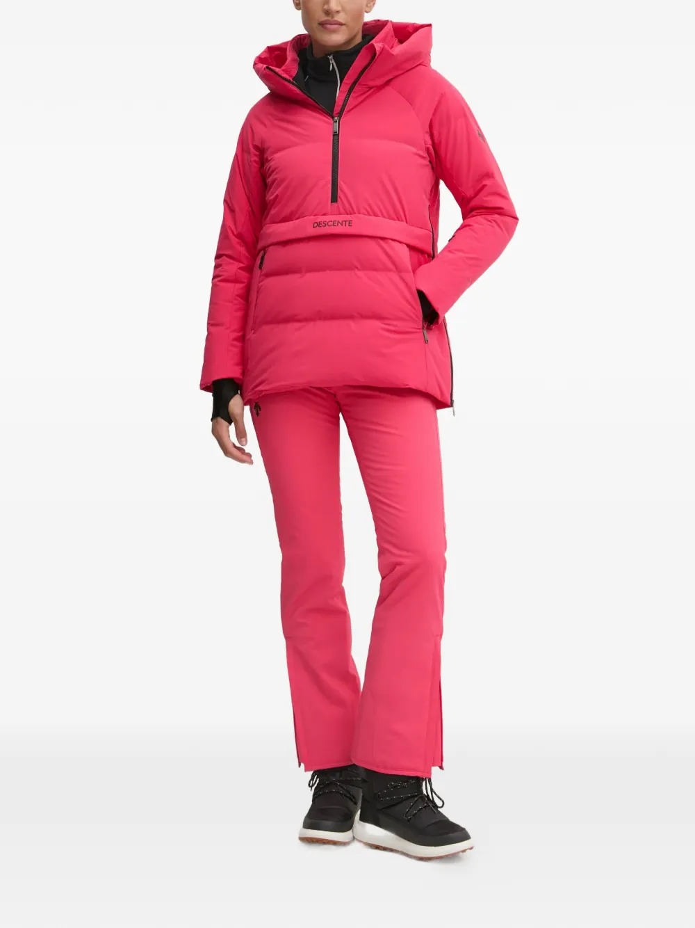  Descente Buttoned Ski Trousers - Pink 
